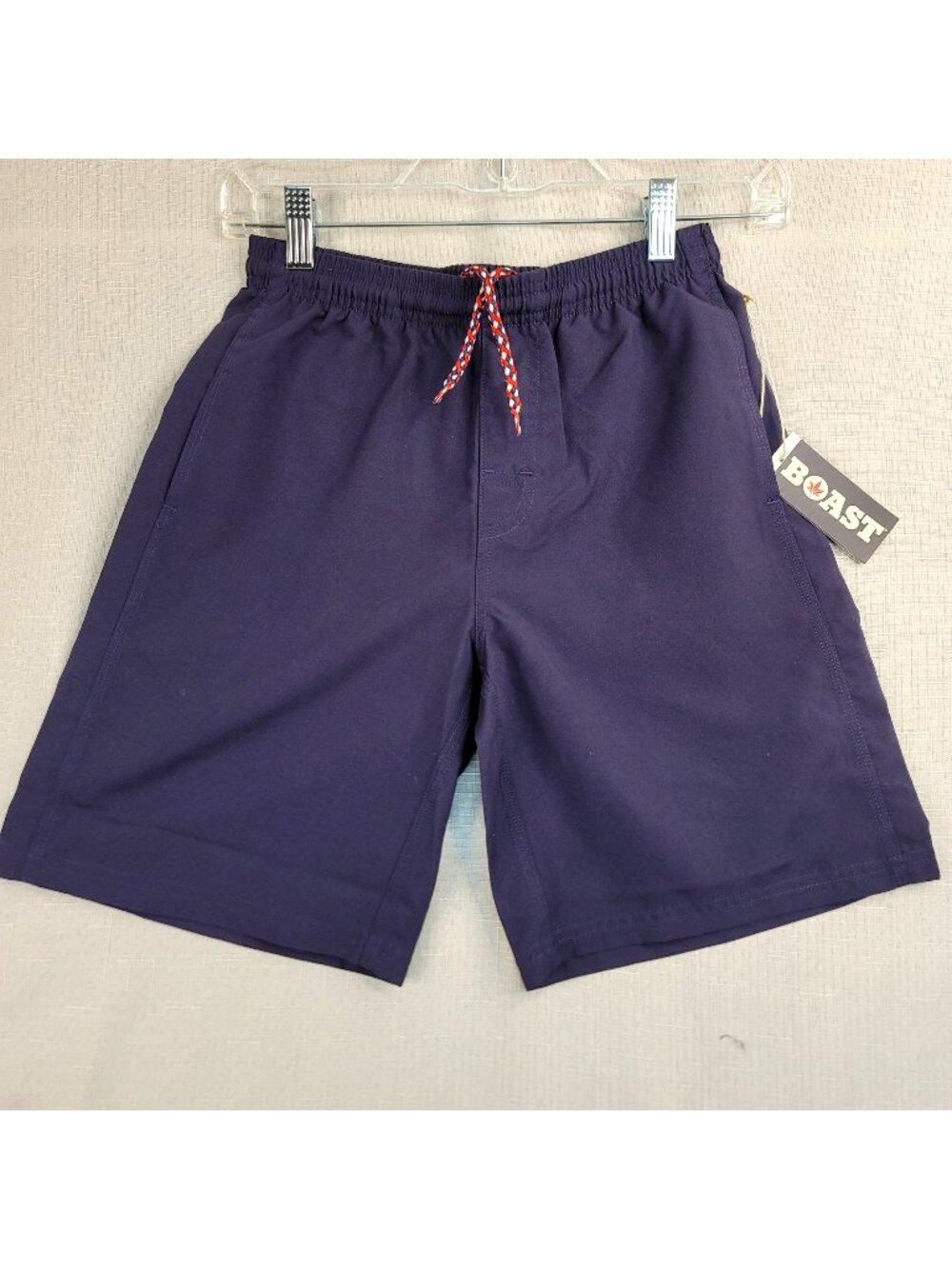 NEW Boast Boys S Navy Club Shorts Athletic Drawstring Country Club Tennis Preppy